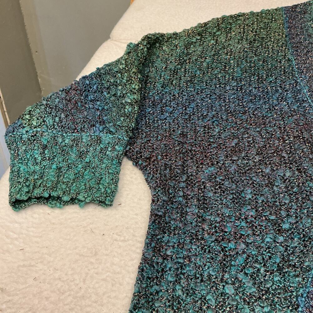 Cato Women's Auqua N Open Front Cardigan Sweater Size 18/20 3/4 Sleeve NWT.3539 - Picture 3 of 14